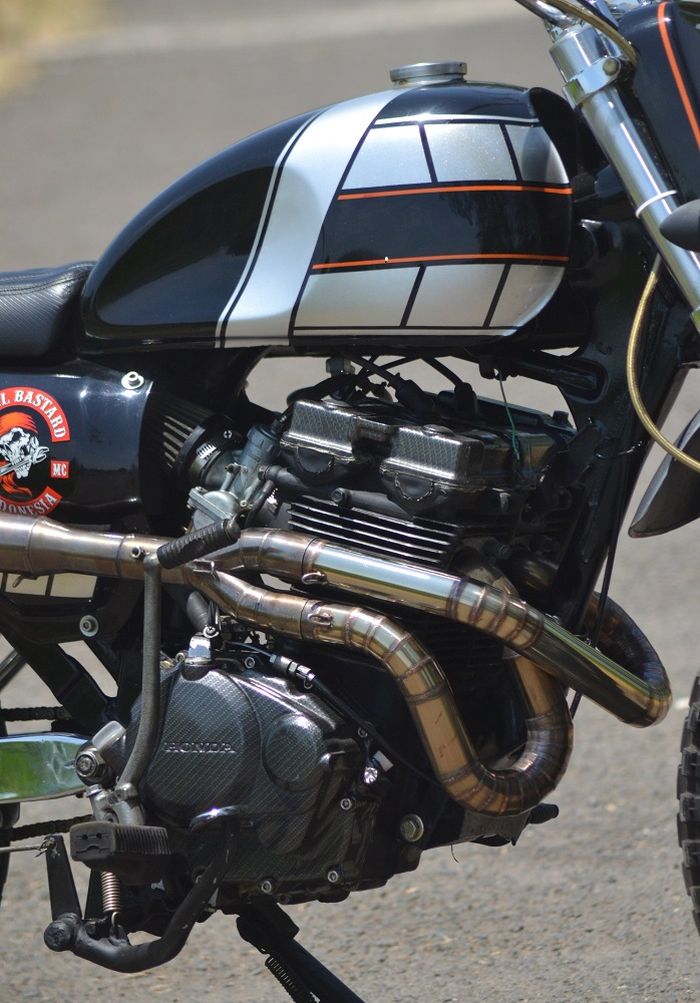 honda tiger modif scrambler