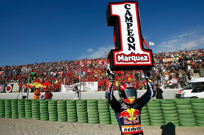 Marquez raih juara dunia pertama di kelas GP125 tahun 2010