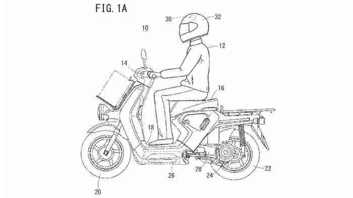 Gambar paten helm Honda