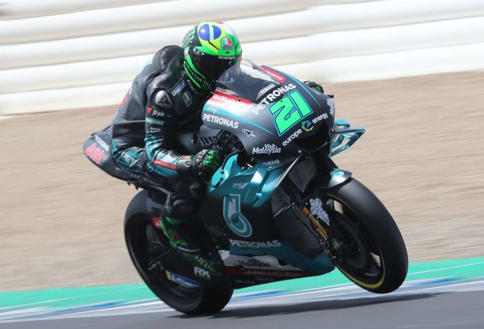 Franco Morbidelli lagi-lagi menegarkan tim Yamaha satelit tampil unggul di tes resmi MotoGP di Jerez jadi tercepat ketiga
