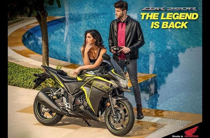 Honda CBR250R masih dijual di India dengan desain lampu baru