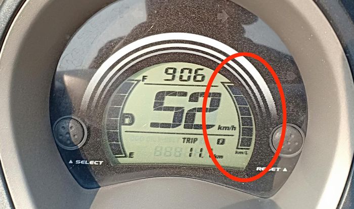 Baris ataau balok tertinggi menyatakan kecepatan paling efisien