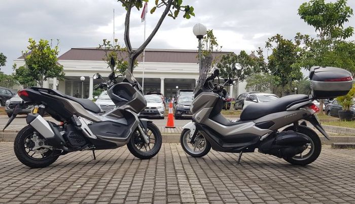 Perbandingan dimensi Honda ADV 150 dengan Yamaha NMAX