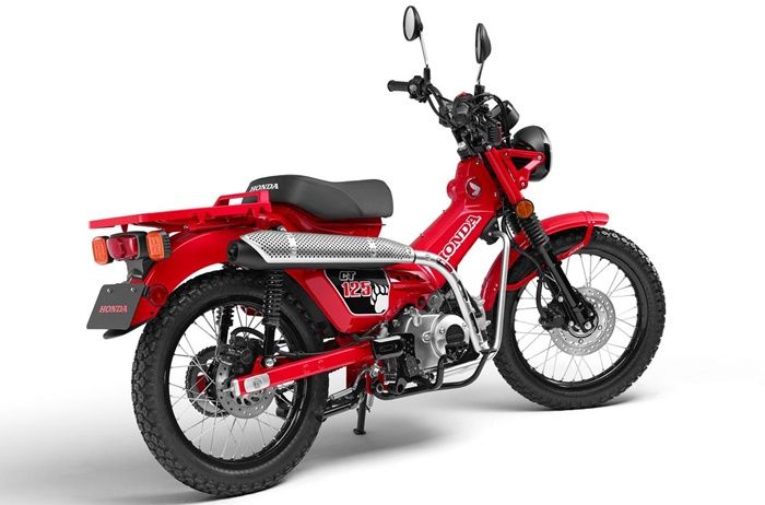 Knalpot model scrambler di Honda CT125
