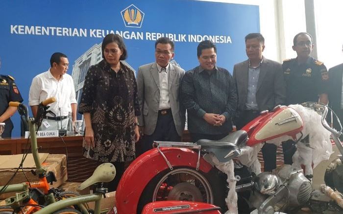 Geger Penemuan Spare Part Harley  Davidson  dan Sepeda 