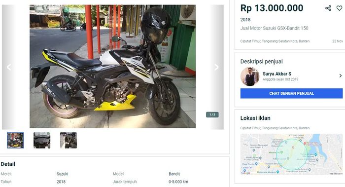 Suzuki bandit top 150 olx