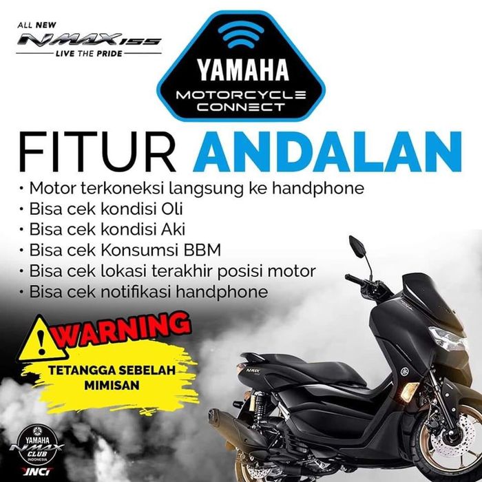 Keunggulan yang disodorkan Yamaha All New NMAX yaitu pintas