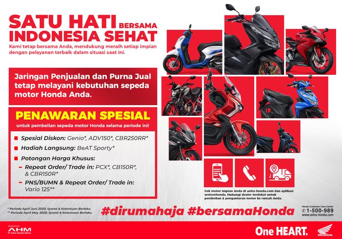 Promo spesial dari AHM
