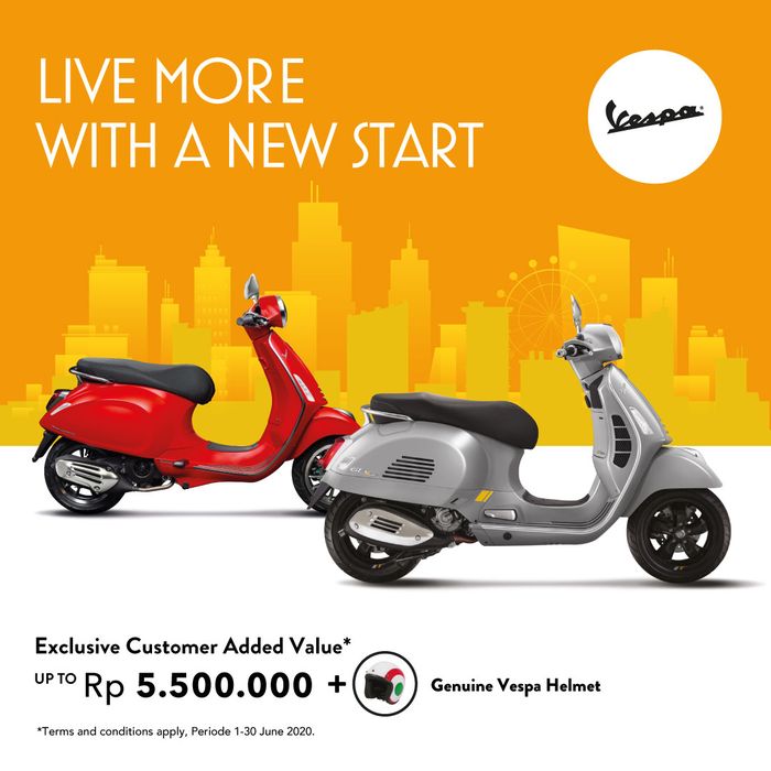 Sikat Bro Beli Piaggio Atau Vespa Bulan Juni Langsung Dapat Bonus Voucher Jutaan Rupiah Semua Halaman Motorplus