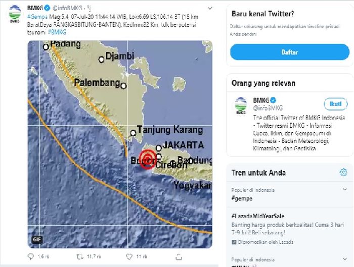 Breaking News Bikers Sadar Gak Siang Ini Terasa Gempa Di Jakarta Dan Sekitarnya Semua Halaman Motorplus
