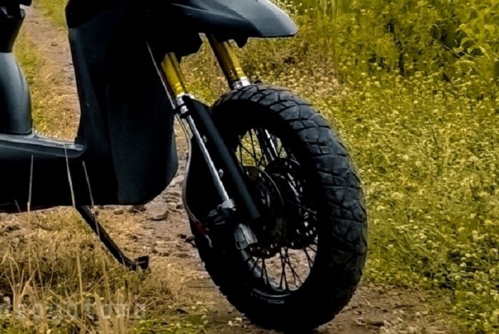 Mini ADV, Modifikasi Honda BeAT Ala Motor Advanture Enak Diajak