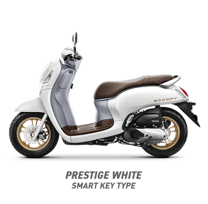 Honda All New Scoopy warna Prestige White (tipe Smart Key)