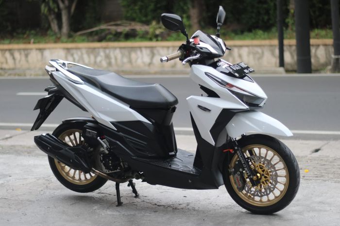 Modifikasi Honda Vario 125 Sektor Rem Hedon Banget, Biaya Setara Honda