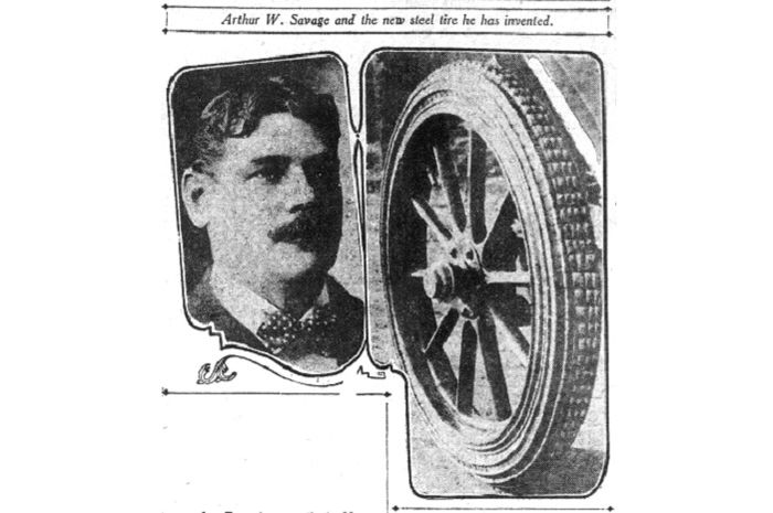 Arthur William Savage, penemu desain awal ban radial.
