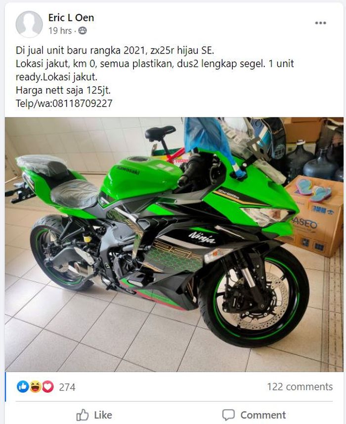 kawasaki ninja dealer