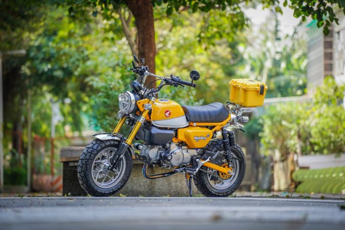 Honda Monkey 125 Pilih Gaya Modifikasi Motor Touring, Siap Jalan Jauh ...