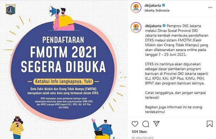 Bansos Dki Bulan Juni 2021 Kapan Cair - Alhamdulillah Bansos Bpnt Mei