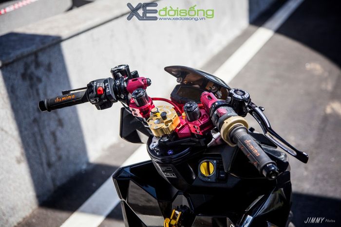 Modifikasi Honda Vario 125 Jadi Macho, Kaki-Kaki dan Pengereman Tampil
