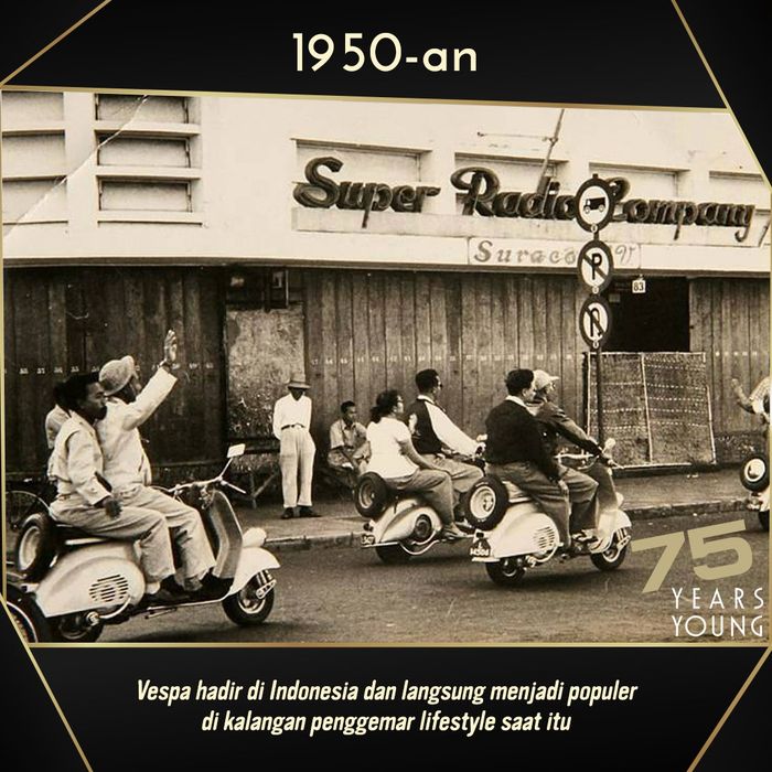 Intip Sejarah Vespa Di Indonesia, 75 Tahun Mengaspal Masih Diburu ...