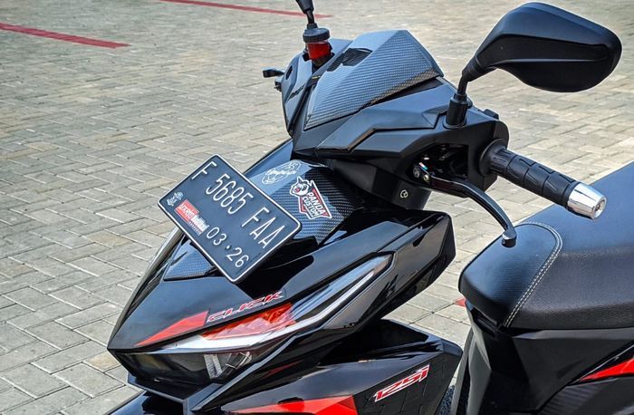 Modifikasi Honda Vario 150, Tampilan Sangar Dibalut Aksen Hitam Elegan