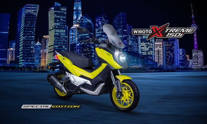 Pas Lawan Honda Adv Motor Baru Wmoto Meluncur Di Malaysia Bergaya Skutik Adventure Motorplus