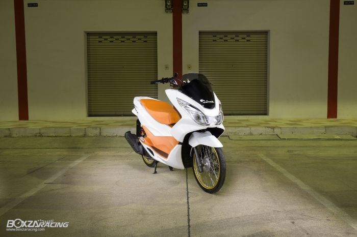 Modifikasi Motor Honda PCX 150 Thailand, Tampil Clean Dan Part Mewah