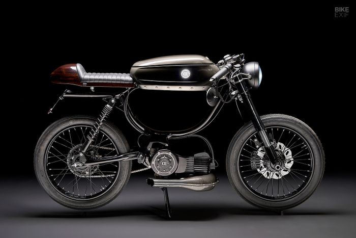 Modifikasi Motor Listrik Custom Gaya Cafe Racer, Bisa Bersuara Ala