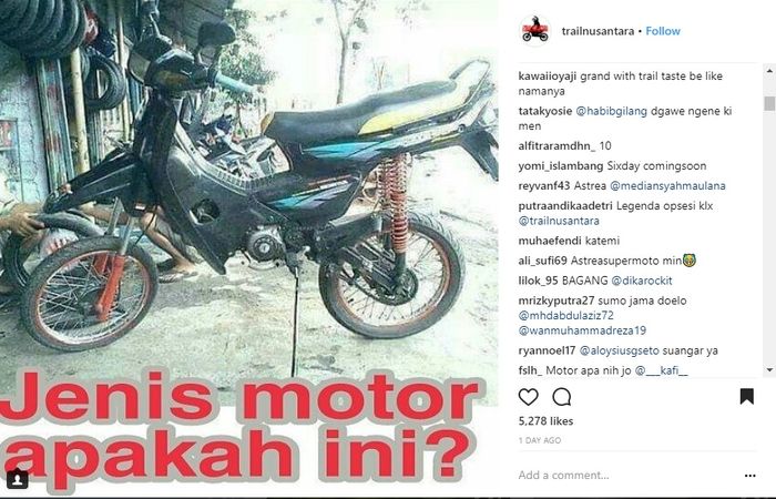 Gile Honda Grand Dimodifikasi Jadi Begini Netizen Kasih Nama Kocak Banget Semua Halaman Motorplus