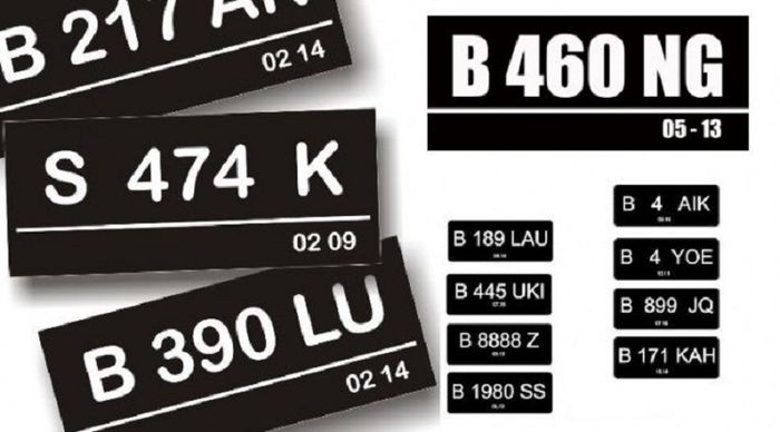 Plat nomor cantik boleh digunakan asal sesuai aturan
