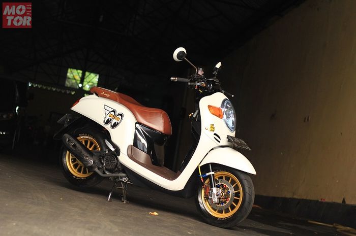 Dimodifikasi Bergaya Thailook Honda Scoopy  Ini Ogah Pakai 