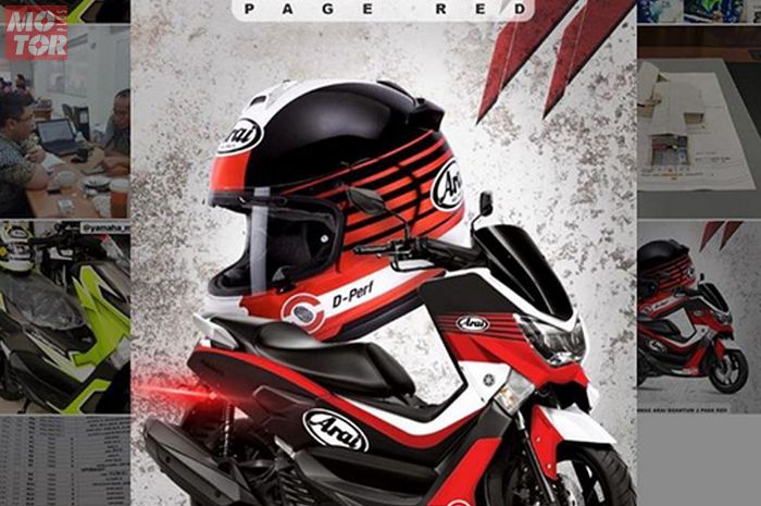 Wuih Diler Ini Jual Yamaha Nmax Modifikasi Sekalian Dapat Helm Arai
