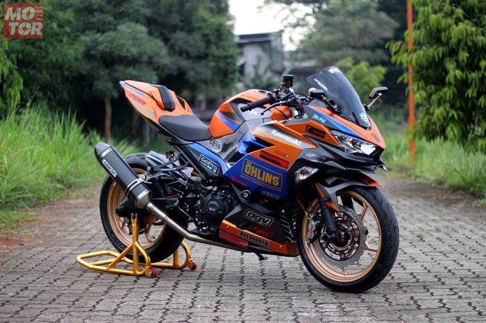 Sultan Mah Bebas Modifikasi Kawasaki Ninja 250 Habiskan Biaya Rp 80 Juta Apa Saja Ubahannya Motorplus