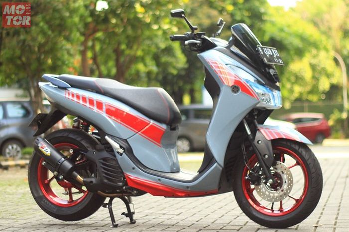 modifikasi-yamaha-lexi-abarth-edition-mesin-jadi-155-cc-kaki-kaki