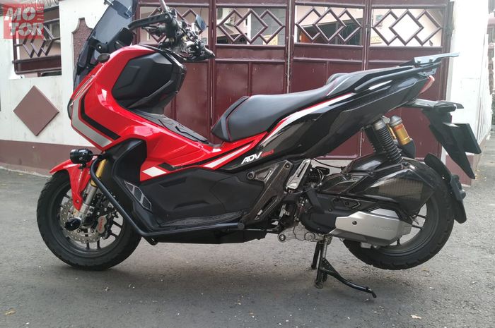 Mesin dan Roda  Lebih Mundur Honda ADV150 Pasang Enginge 