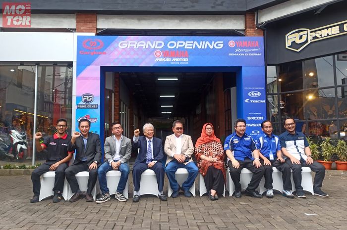 Resmi Jadi Bengkel Premium Yamaha Mekar Cibinong  