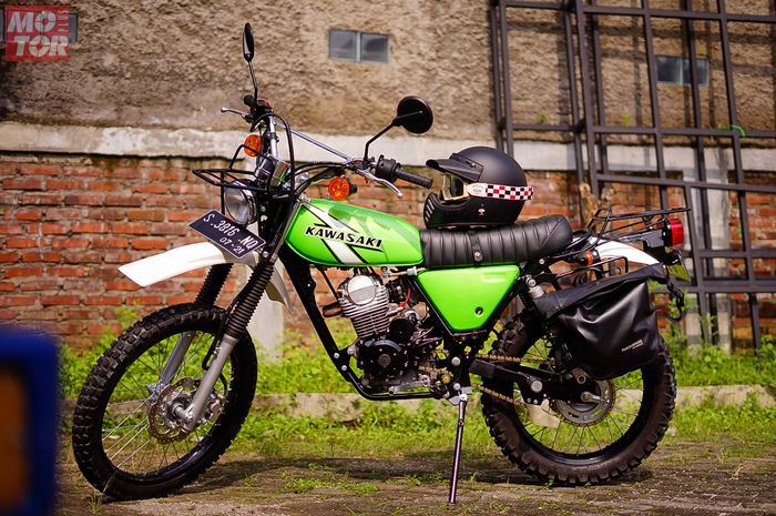 Wuih, Modifikasi Kawasaki KLX150 Ala Trail Tua, Pakai ...