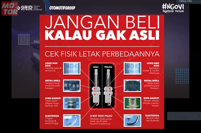 Waspada Peredaran Busi Motor Palsu Pabrik Jelaskan Cara Membedakannya Semua Halaman Motorplus