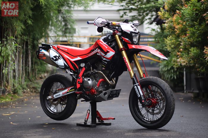 Modifikasi Honda CRF250 Rally, Pilih Gaya Supermoto, Berbodi CRF250L