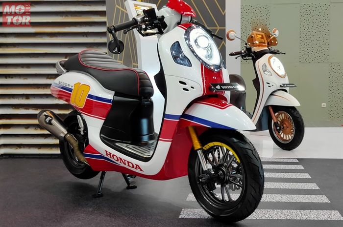 All New Honda Scoopy 2020 Modifikasi Cafe Racer, Kaki-kaki ...