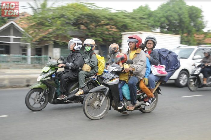 Ilustrasi. Nekat mudik ke Lampung, polisi bakal sita kendaraan dan lakukan ini ke pemudik.