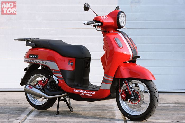 Modifikasi Yamaha Fazzio Pakai Pelek Forged RCB, Aslinya Buat NMAX