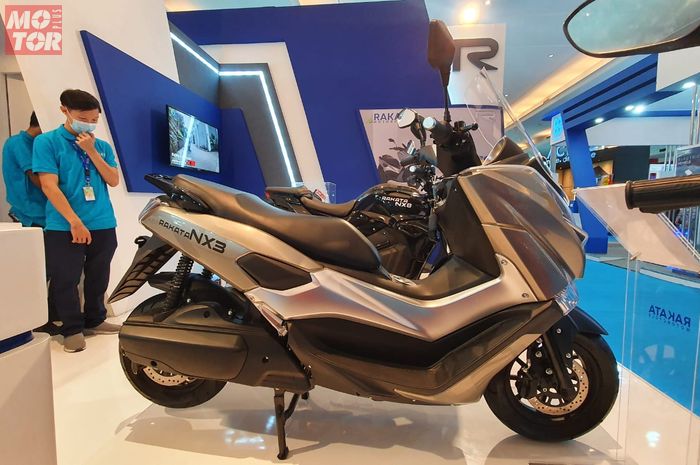 Harga Motor Listrik Rakata NX Terbaru Mirip Yamaha NMAX Jarak Tempuh Km Fitur Komplit