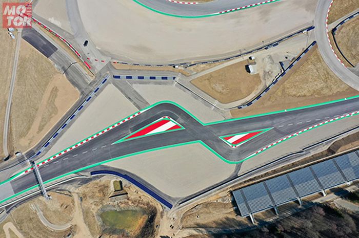 Sirkuit MotoGP Austria 2022 ada lay-out baru berupa chicane di tikungan 2 sirkuit Red Bull Ring, video ini jadi salah satu alasannya
