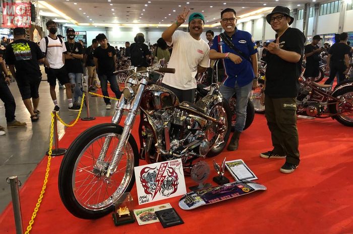 Motor Custom ‘SINAGA’ Karya Queen Lekha Choppers Raih Best Custom Bike Show Kustomfest 2022