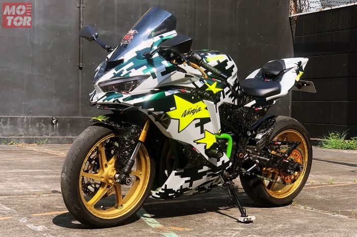 Modifikasi Motor Kawasaki Ninja ZX-25RR Mentok Kanan, Tetap Buat Harian