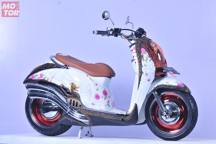 Motor Scoopy Modifikasi O Kitty - Classycloud.co