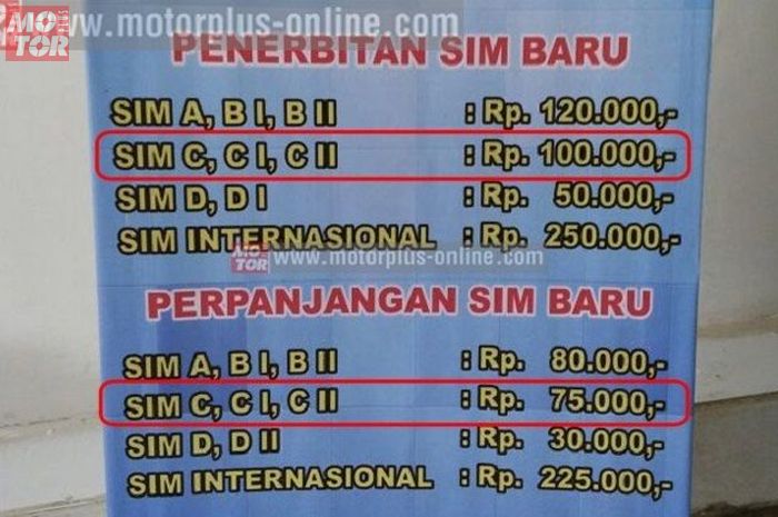 Ada Syarat Khusus Untuk Membuat Sim C1 Dan C2 Ini Penjelasannya Motorplus Online Com