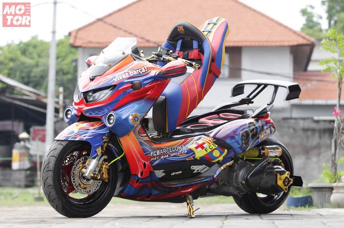 Edan! Bajet Modifikasi Yamaha NMAX Lowrider Ini Bisa Buat Beli Kawasaki