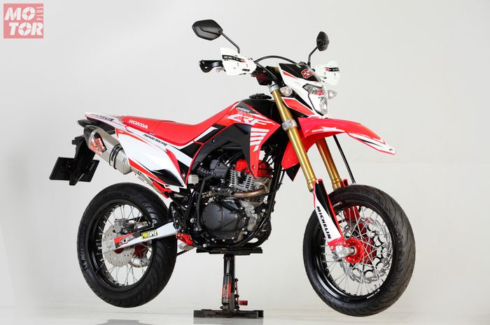 Ganteng Ini Ramuan Pas Buat Bikin Honda Crf150l Jadi Supermoto Motorplus Online Com