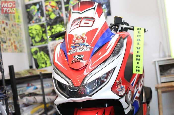 pcx decal ronita Decal Dibandingkan Ala Skubek MotoGP Lebih Banyak Pakai